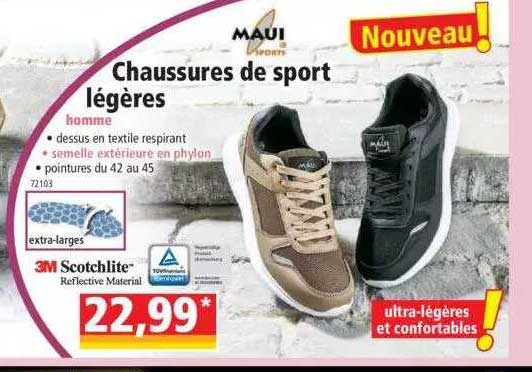 chaussures de sport légères maui