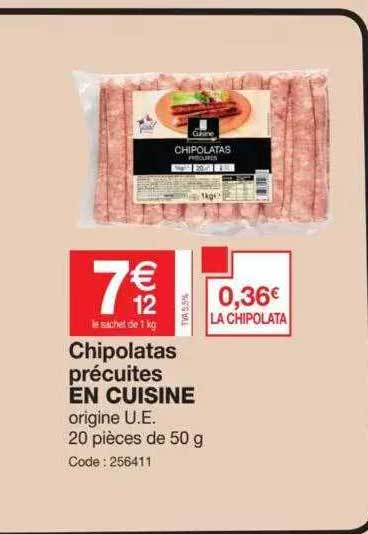 Chipolatas Précuites En Cuisine