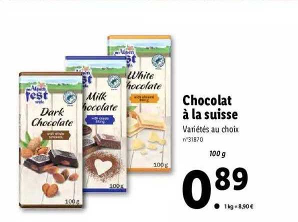 chocolat à la suisse alpen fest style