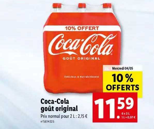 coca-cola goût original