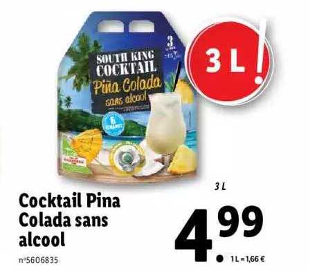 Cocktail Pina Colada Sans Alcool