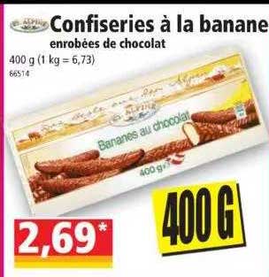 Confiseries à La Banane Enrobées De Chocolat