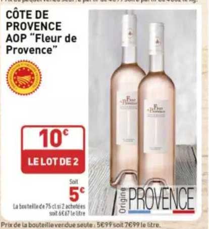 Côte De Provence Aop "fleur De Provence"
