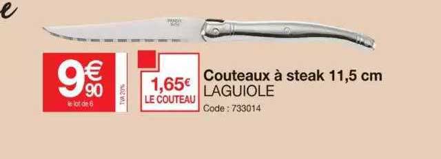 Couteaux à Steak 11,5 Cm Laguiole