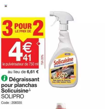 Dégraissant Pour Planches Solicuisine Solipro