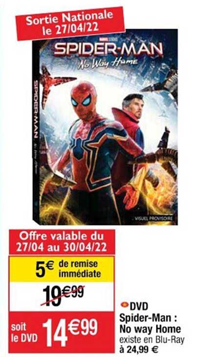 dvd spider-man : no way home