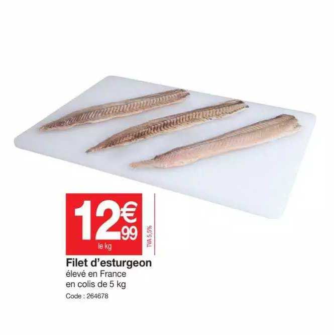 filet d'esturgeon