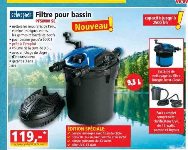 filtre pour bassin pf58000 se schppach