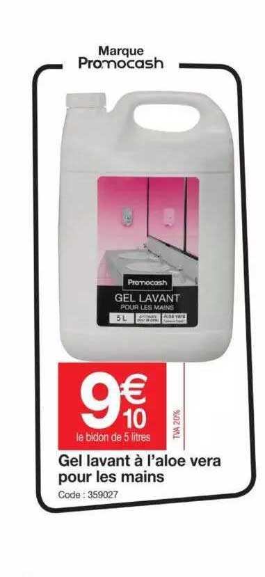 Gel Lavant à L'aloé Vera Pour Les Mains