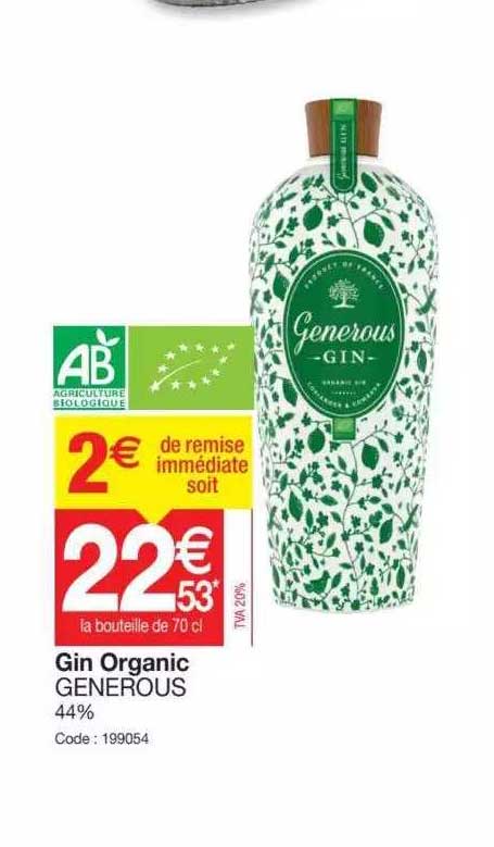 Gin Organic Generous