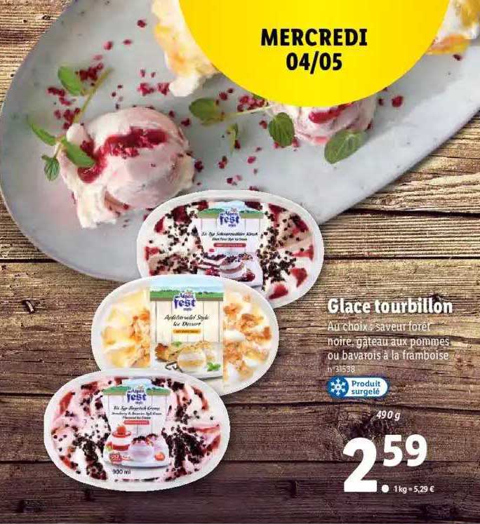 glace tourbillon alpen fest style