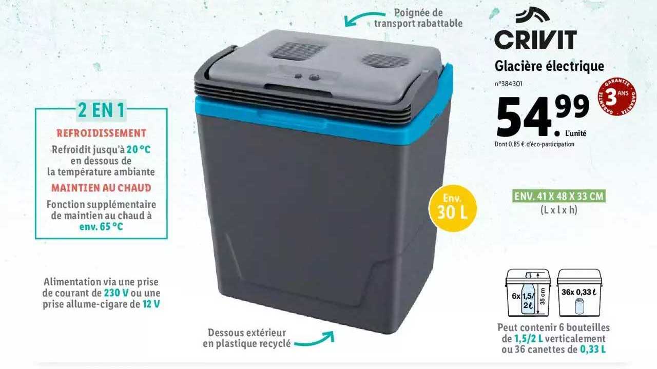 Glacière électrique Crivit