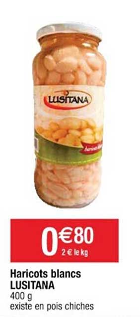 haricots blanc lusitana