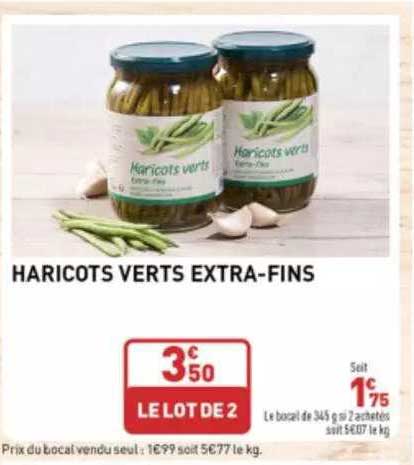 haricots verts extra-fins