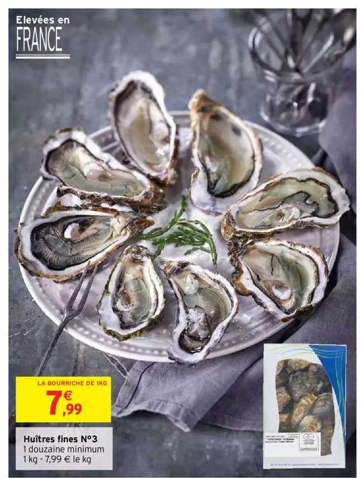 Huîtres Fines N°3