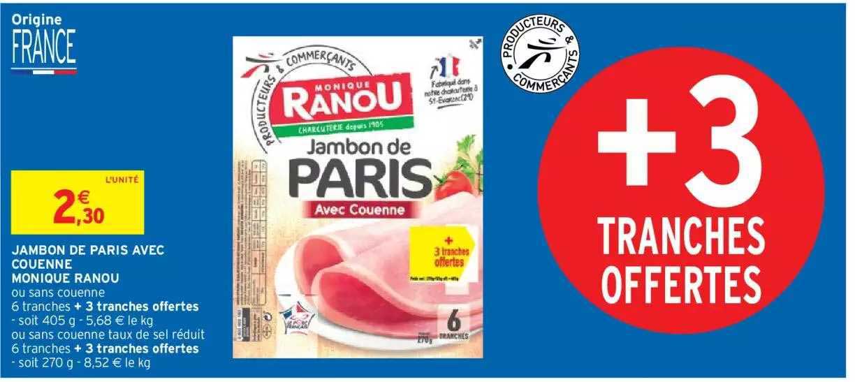 jambon de paris avec couenne monique ranou