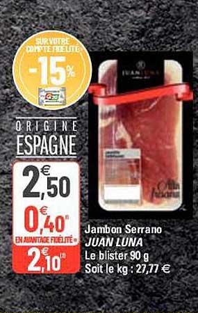 jambon serrano juan luna