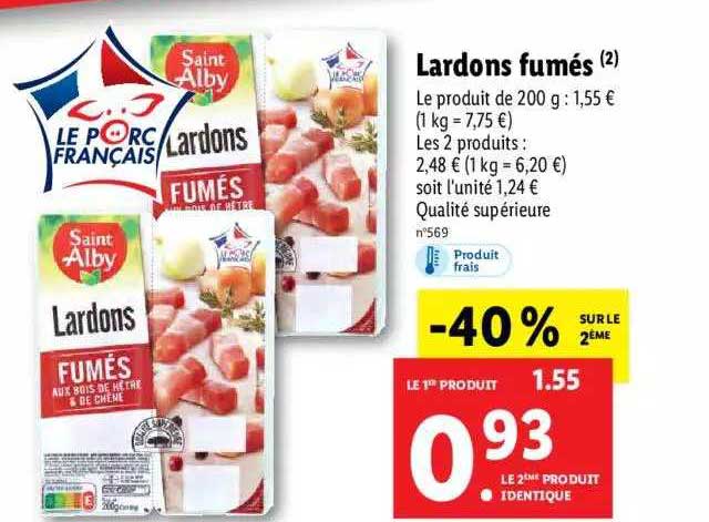 lardons fumés saint alby
