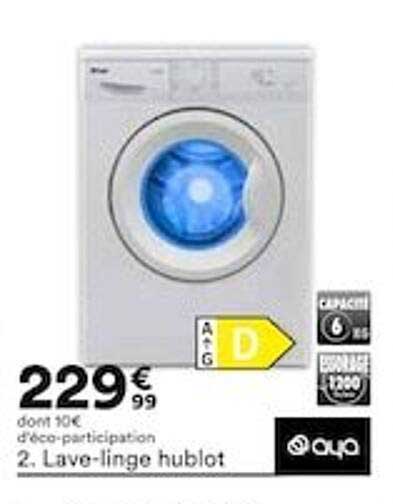 lave-linge hublot