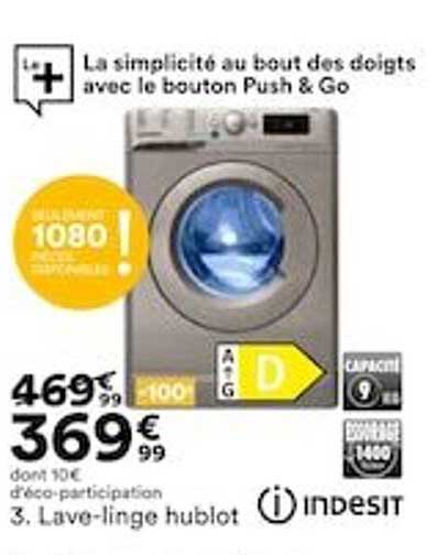 lave-linge hublot indesit