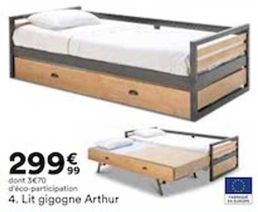 lit gigogne arthur