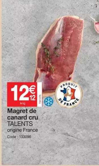 magret de canard cru talents