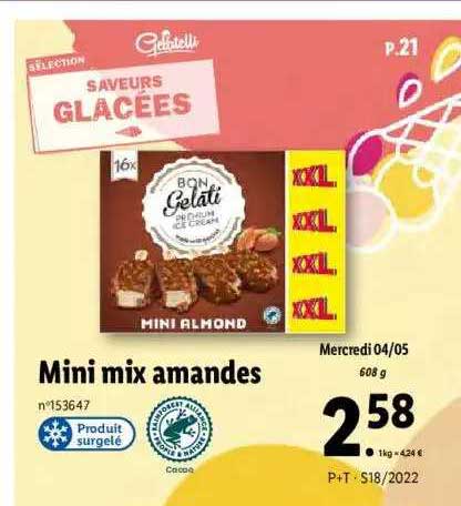 Mini Mix Amandes Bon Gelati