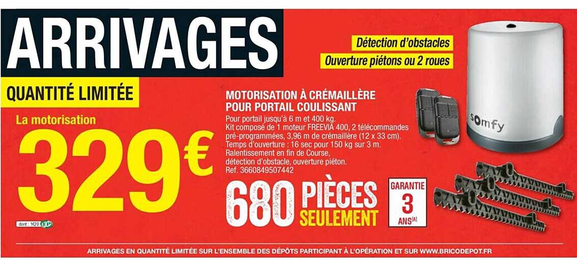 Motorisation à Crémaillère Pour Portail Coulissant
