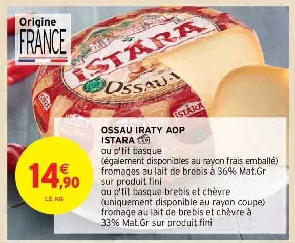 ossau iraty aop istara