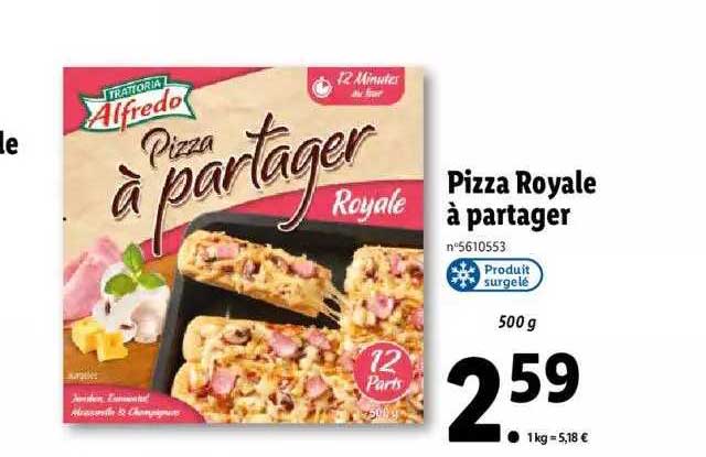 Pizza Royale à Partager Alfredo