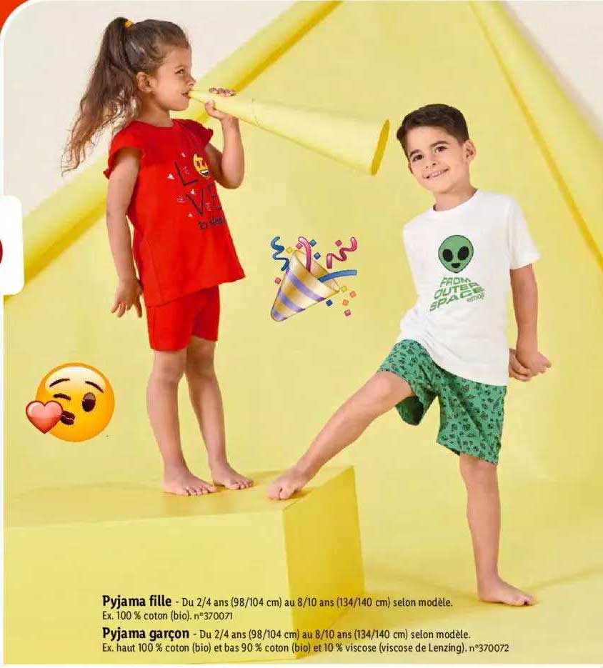 pyjama fille, pyjama garçon