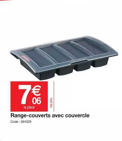 range-couverts avec couvercle