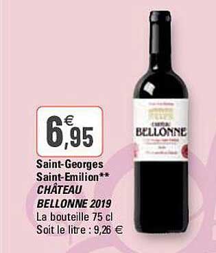 saint-georges saint-émilion château bellonne 2019
