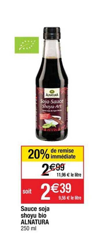 sauce soja shoyu bio alnatura