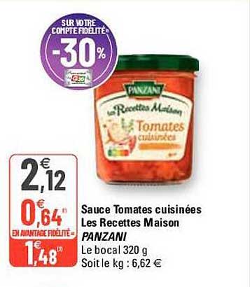 Sauce Tomates Cuisinées Les Recettes Maison Panzani