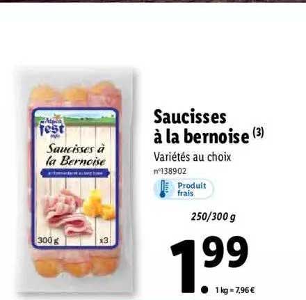 saucisses à la bernoise alpen fest