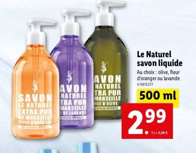 Savon Liquide Le Naturel