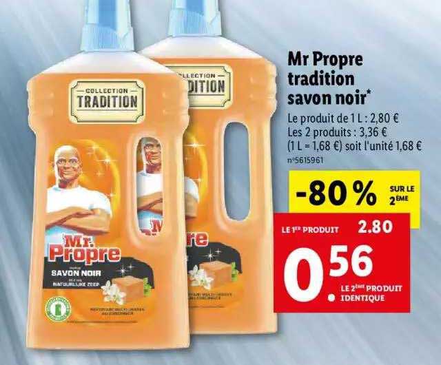 savon noir mr propre tradition