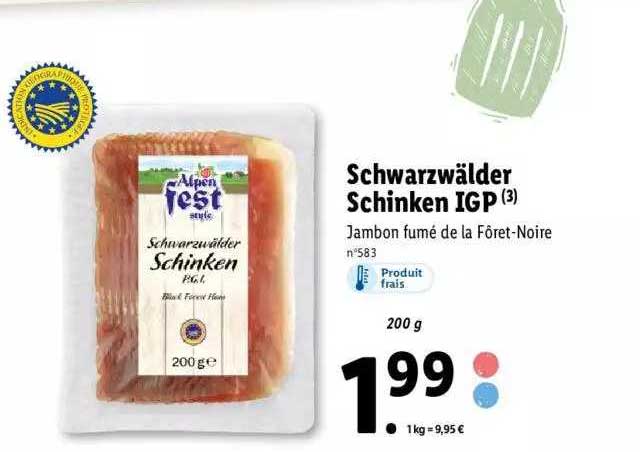 schwarzwälder schinken igp alpen fest style