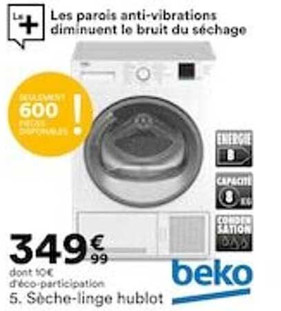 sèche-linge hublot beko