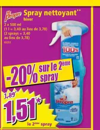 spray nettoyant mr propre