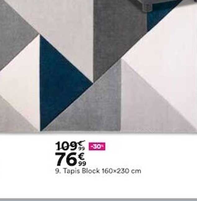 tapis block 160x230 cm