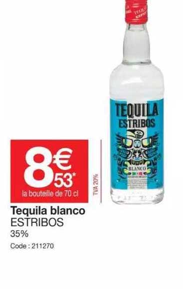 tequila blanco estribos