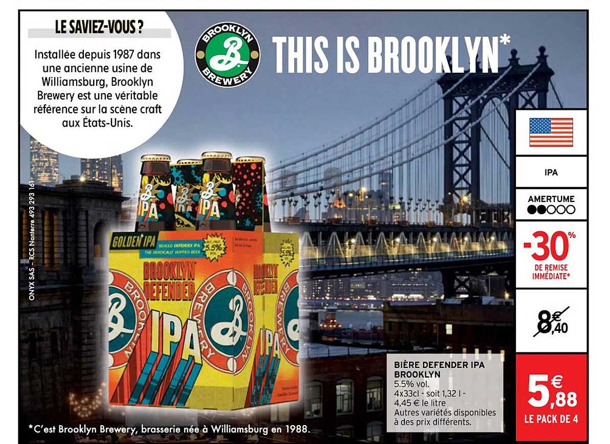 bière defender ipa brooklyn
