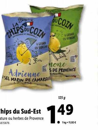 chips du sud-est