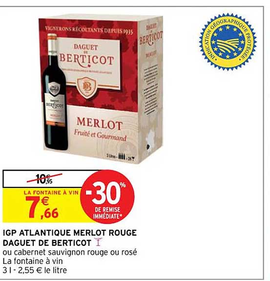 igp atlantique merlot rouge daguet de berticot