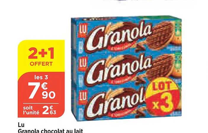 Lu Granola Chocolat Au Lait