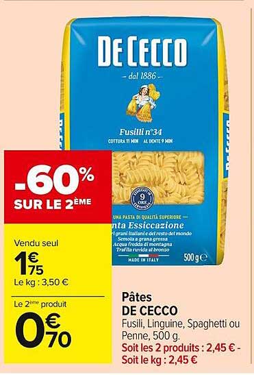 pâtes de cecco