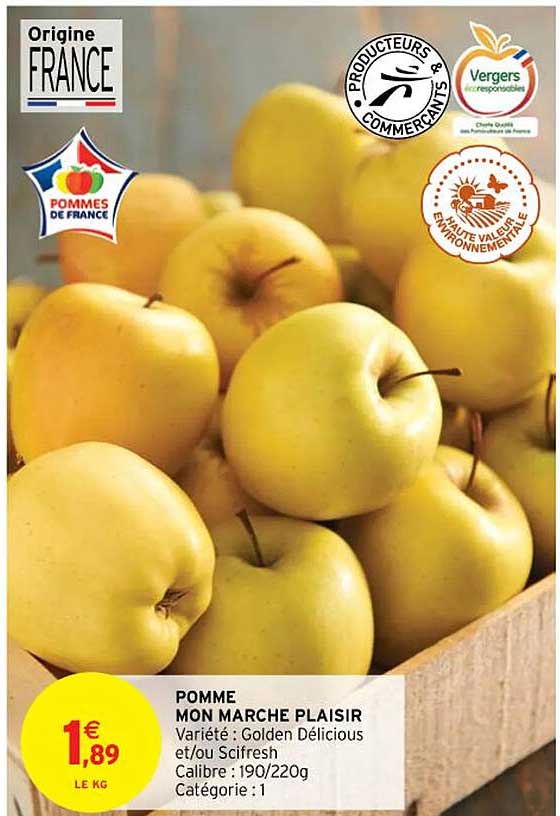 pomme mon marché plaisir