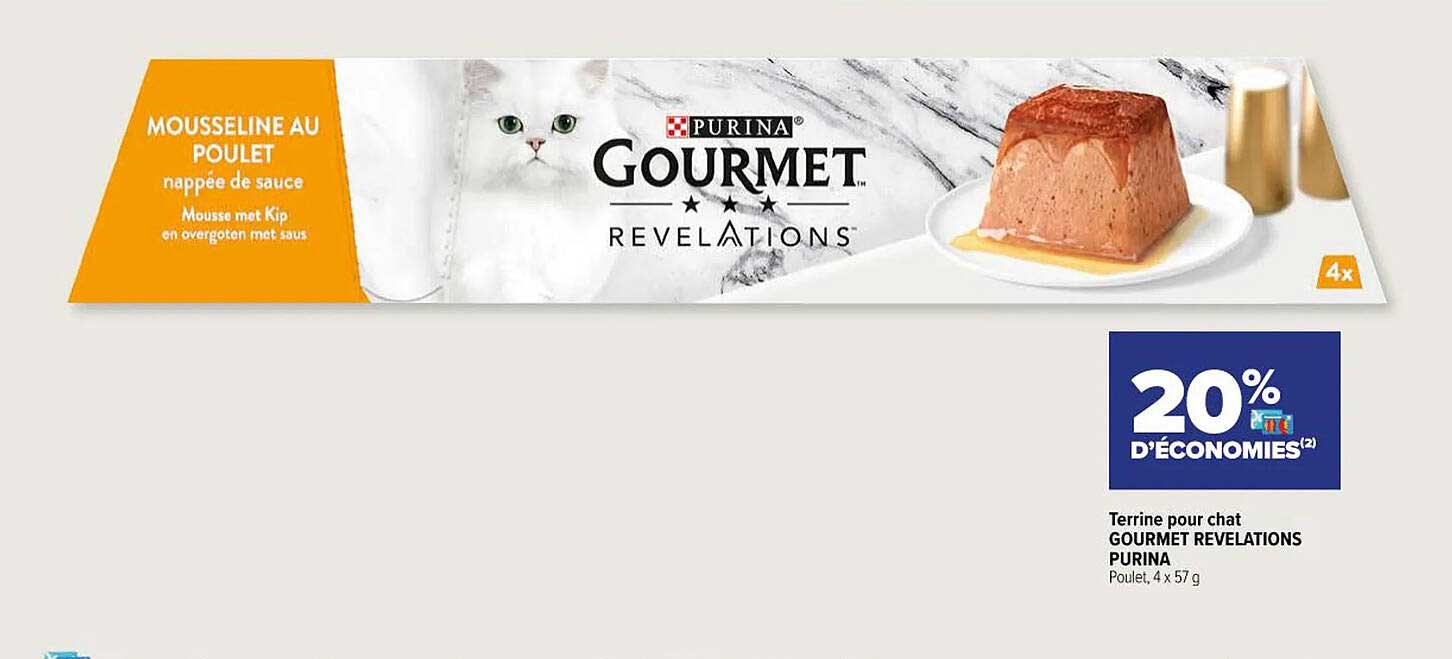 Terrine Pour Chat Gourmet Révélations Purina